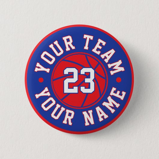 Benutzerdefinierte Basketball-Spieler-Taste Button (Vorderseite)