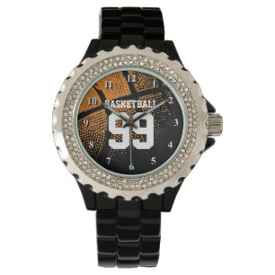 Benutzerdefinierte Basketball-Sporttrikot-Nummer-U Armbanduhr