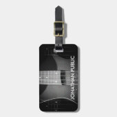 Benutzerdefinierte Bass Gitarre-Vorlage Hinzufügen Gepäckanhänger (Vorderseite vertikal)