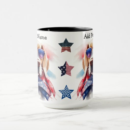Benutzerdefinierte Beagle-Tasse Tasse (Zentrum)