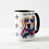 Benutzerdefinierte Beagle-Tasse Tasse (VorderseiteRechts)