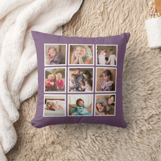 Benutzerdefinierte bearbeitbare Hintergrundfarbe F Kissen (Decke)