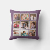 Benutzerdefinierte bearbeitbare Hintergrundfarbe F Kissen (Rückseite)