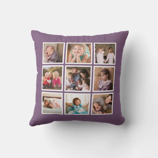 Benutzerdefinierte bearbeitbare Hintergrundfarbe F Kissen (Rückseite)