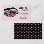 Benutzerdefinierte Beauty Lashes Business Cards |  Visitenkarte (Vorne/Hinten)