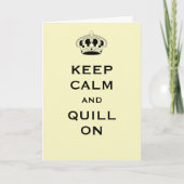 Benutzerdefinierte, Behalten, hellgelbe Grußkarte Karte (Vorderseite)