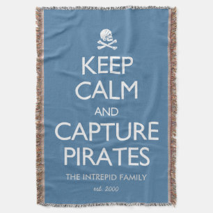 Benutzerdefinierte Behalten Ruhe und Capture-Pirat Decke