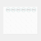 Benutzerdefinierte Bekleidungsmarken Etiketten (Blatt)