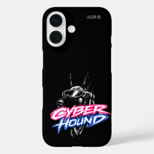 Benutzerdefinierte Benutzer-ID Cyber Hound Doberma iPhone 16 Hülle