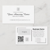 Benutzerdefinierte Berufliche elegante Visitenkart Visitenkarte (Vorne/Hinten)