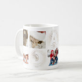 Benutzerdefinierte Best VATER je Gold Multi Foto T Kaffeetasse (Vorderseite Links)