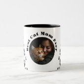 Benutzerdefinierte beste Cat-Mama je Tasse mit Fot (Mittel)