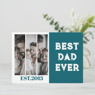 Benutzerdefinierte Beste-Daddy-aller-Zeiten-Foto-C Einladung