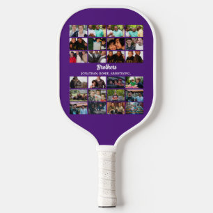 Benutzerdefinierte Beste Freunde für immer Brüder  Pickleball Schläger