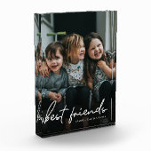 Benutzerdefinierte beste Freunde Personalisierte K Fotoblock (Links)