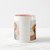 Benutzerdefinierte BESTE FREUNDIN 4EVA Foto Tasse (Mittel)