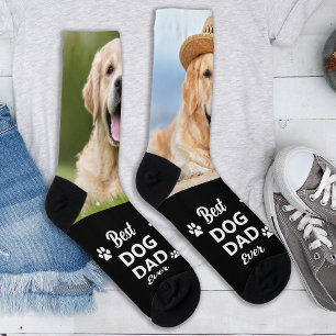 Benutzerdefinierte BESTE HUNDE-VATI JE Personalisi Socken