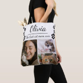 Benutzerdefinierte beste Katzenmutter-Foto-Collage Tasche (Von Nahem)
