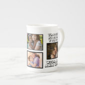 Benutzerdefinierte beste MAMA je Multi-Foto Porzellantasse (Vorderseite Rechts)