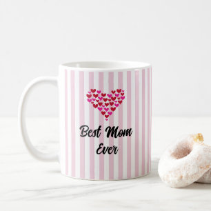 Benutzerdefinierte Beste-Mutter-aller-Zeiten Rosa Kaffeetasse