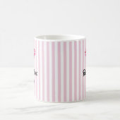 Benutzerdefinierte Beste-Mutter-aller-Zeiten Rosa Kaffeetasse (Mittel)