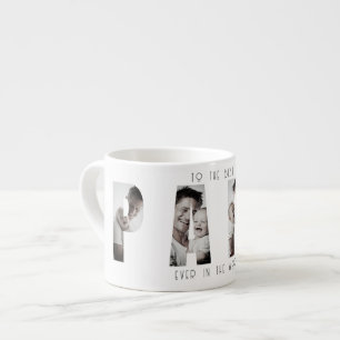 Benutzerdefinierte Beste-Papa-aller-Zeit-Foto-Coll Espressotasse