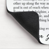 Benutzerdefinierte beste Teamdefinition Büro Mousepad (Ecke)