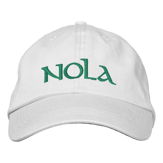 Benutzerdefinierte bestickte Nola Mardi Gras Baseballkappe (Vorderseite)