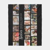 Benutzerdefinierte Besties 18 Foto-Collage Fleecedecke (Vorderseite)
