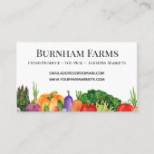 Benutzerdefinierte Betriebskarte für pflanzliche E Visitenkarte (Vorderseite)