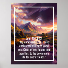 Benutzerdefinierte Bibelverse Zitate und personali Poster