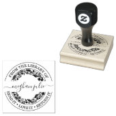Benutzerdefinierte Bibliothek-Briefmarke mit Proof Gummistempel (Stempel)