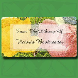 Benutzerdefinierte Bibliothek mit Labels in rosa G