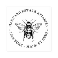 Benutzerdefinierte Bienenstock-Briefmarke mit dunk