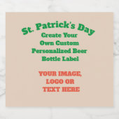 Benutzerdefinierte Biermarken - Erstellen Sie Ihr Bierflaschenetikett (Einzelnes Label)