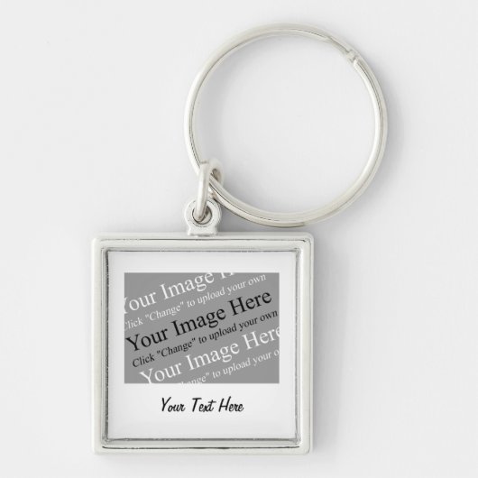 Benutzerdefinierte Bild- und Textvorlage für Schlü Schlüsselanhänger (Vorne)