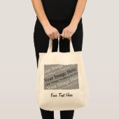 Benutzerdefinierte Bild- und Textvorlage für Tasch Tragetasche (Vorderseite (Produkt))