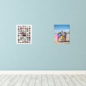 Benutzerdefinierte BildCollage Bilderwand Sets (Holzboden)