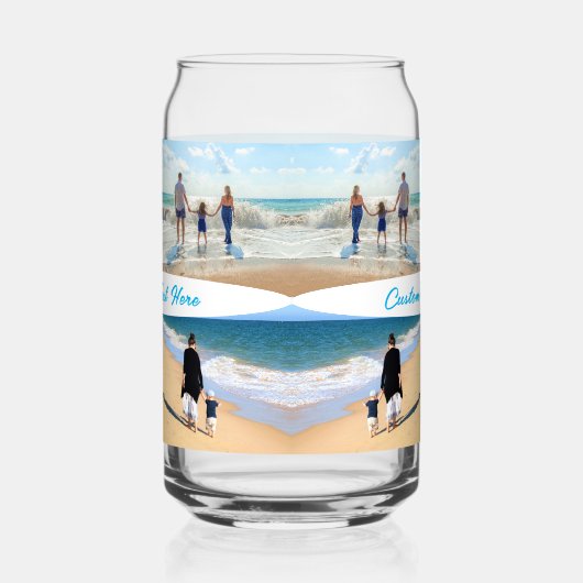 Benutzerdefinierte BildCollage und Personalisierte Dosenglas (Rechts)