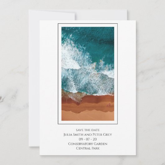 Benutzerdefinierte Bildeinladung Save the Date Einladung (Vorderseite)