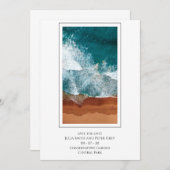 Benutzerdefinierte Bildeinladung Save the Date Einladung (Vorne/Hinten)