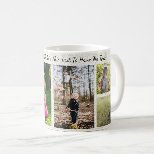 Benutzerdefinierte Bilder/Text-Elegante Minimalist Kaffeetasse (VorderseiteRechts)