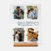 Benutzerdefinierte Bildkopie mit beliebigen Texten Acrylschild (Vorderseite)