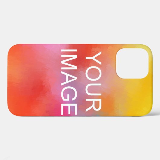 Benutzerdefinierte Bildvorlage für das Logo-Foto h Case-Mate iPhone Hülle (Rückseite (Horizontal))