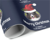 Benutzerdefinierte Bildvorlage für die rote Weihna Geschenkpapier (Rolleneckpunkt)