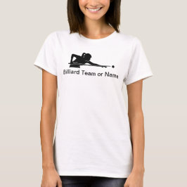 Benutzerdefinierte Billard-Pool-Liga-Mannschafts-T T-Shirt