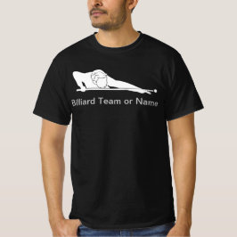 Benutzerdefinierte Billard-Pool-Ligamannschaftsaus T-Shirt
