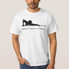Benutzerdefinierte Billard-Pool-Ligamannschaftsaus T-Shirt
