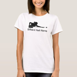 Benutzerdefinierte Billardhalle T-Shirts für Damen