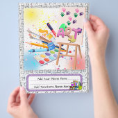 Benutzerdefinierte Binder-Abdeckung | Editierbares Flyer (Hand)